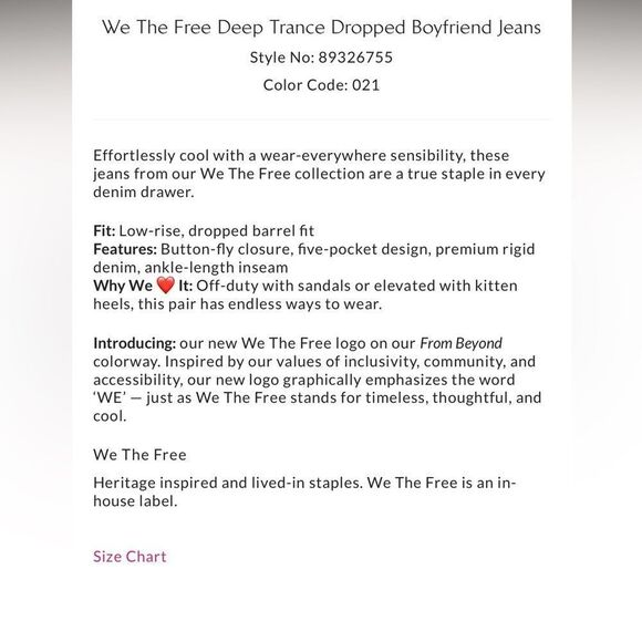 Free People We the Free Deep Trance Mid-Rise Dropped Boyfriend Jeans in Ecru - Picture 4 of 8